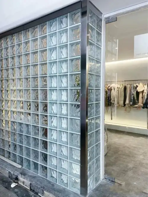 骄鹿玻璃砖方形透光不透明空心隔断幕墙客厅宝石纹19019080