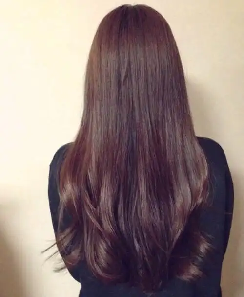 深棕色长发卷发大卷简单随意