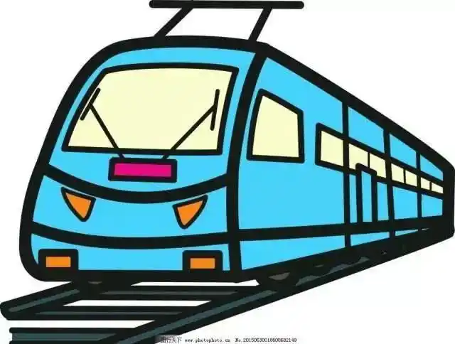 火车卡通简笔画图片