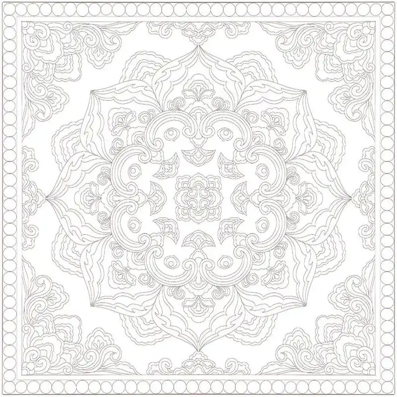 四方连续传统图案纹样 这个作业真要人命,愿天堂没有装饰基础.