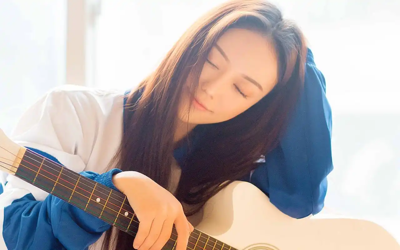 校花美女学生校服唯美文艺写真图片壁纸高清大图预览1920x1200_美女