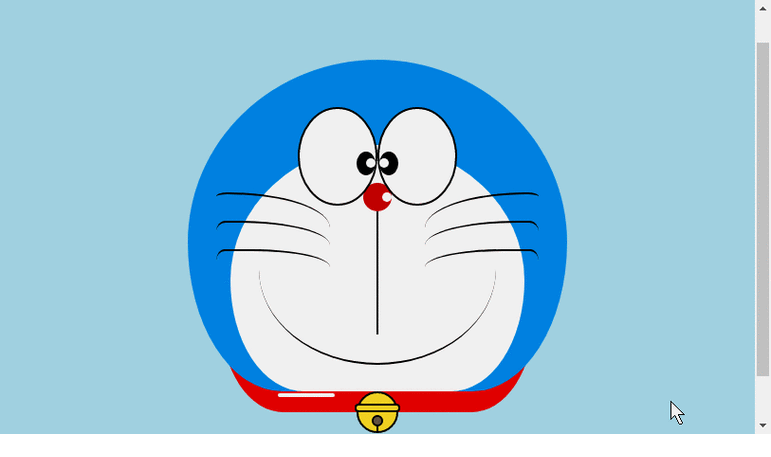 html打造动漫人物--哆啦a梦