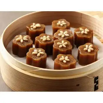 橙伯乐枣泥拉糕240g苏州特产点心传统年货松子糕点礼盒