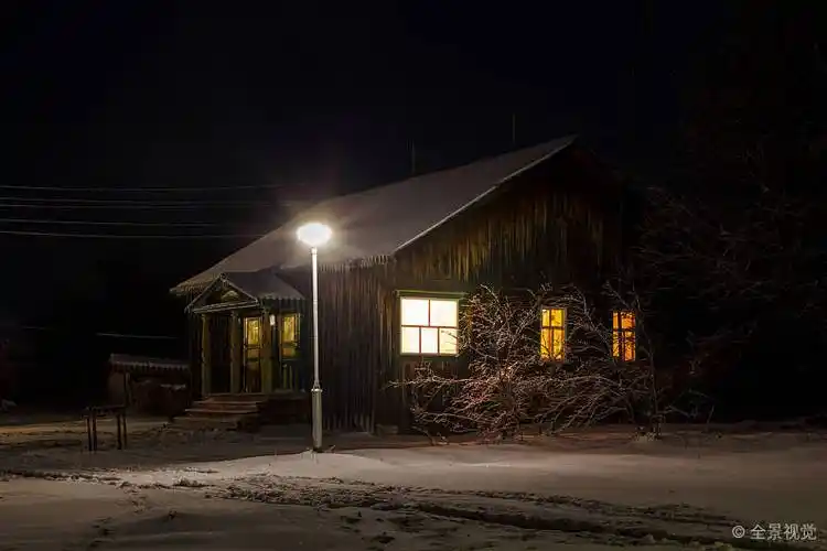 房子_灯笼_乡村_灯光_窗户_高清图片_全景视觉