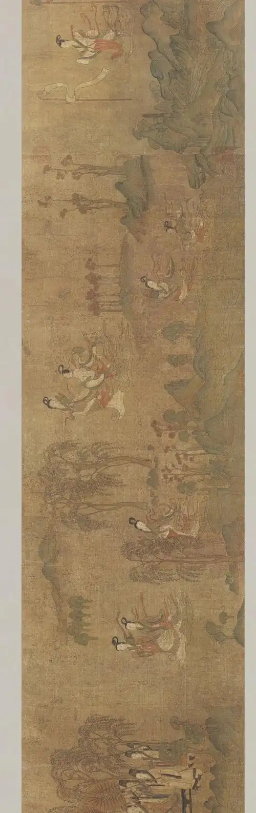 顾恺之《洛神赋图》(宋人摹本)_景物