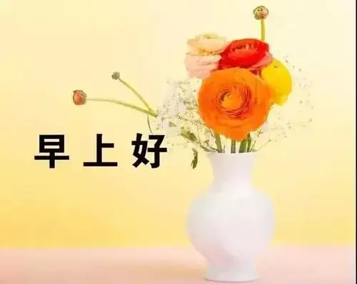 最新版早上好动态图片带字,早安问候语温馨一句话