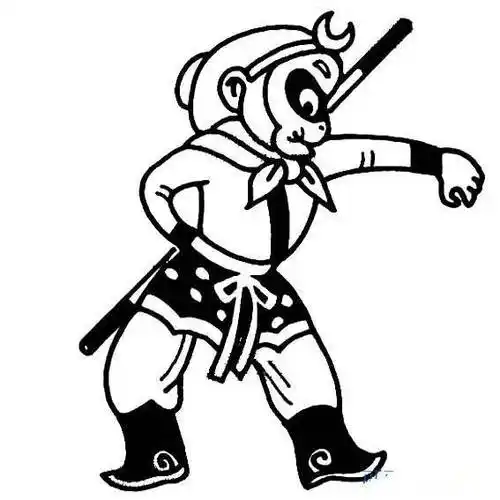 2022悟空简笔画作品 孙悟空卡通简笔画教程