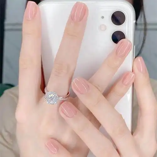 2021新年指甲壳可摘戴显手白的美甲贴片成品2020新款软款穿戴短款