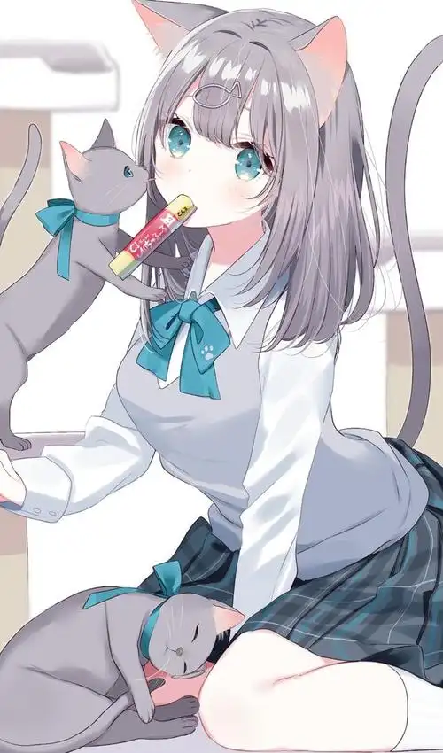 动漫美少女:让我看看是谁只收藏不点赞