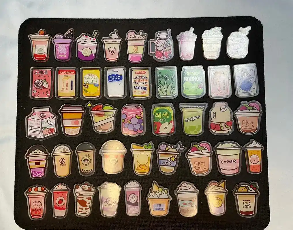 可爱饮料瓶瓶～#卡通配件diy #手工diy制作 #亚克力  - 抖音