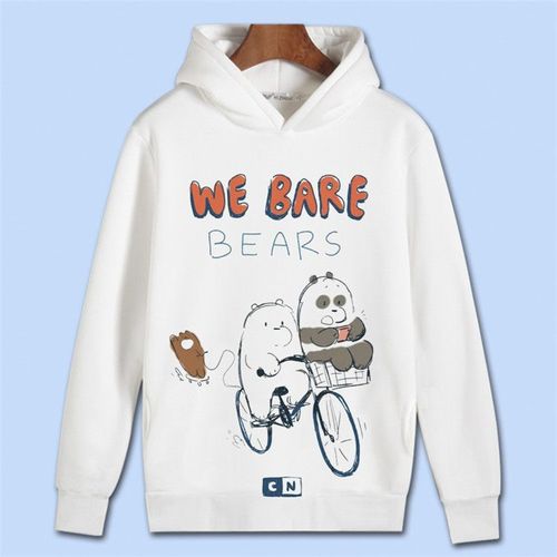 咱们裸熊卫衣男女 we bare bears裸熊白熊二次元动漫周边衣服长袖