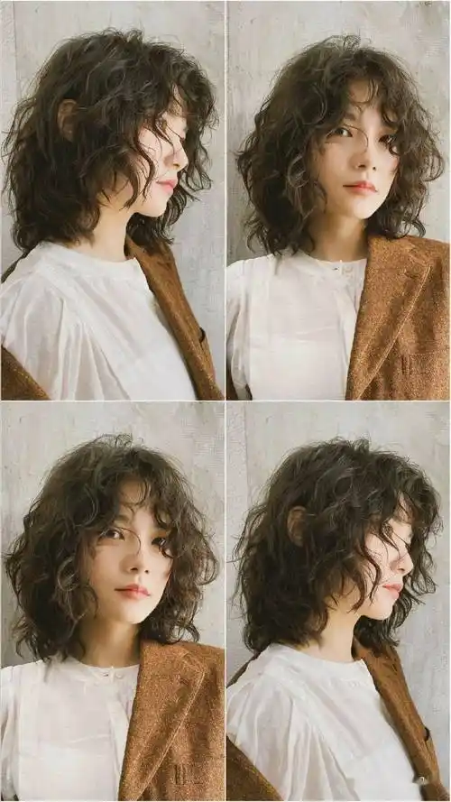 10月"不烫"你就落伍了(50款短发烫发造型)_发型_卷发_齐刘海