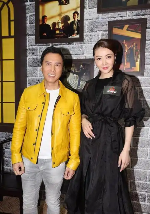 熊黛林与甄子丹切磋武艺,网友:辣妈好霸气!