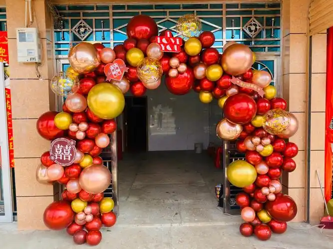 婚庆婚礼气球拱门可以找我哈 一手价 台州性价比最高#气球拱门  #婚房