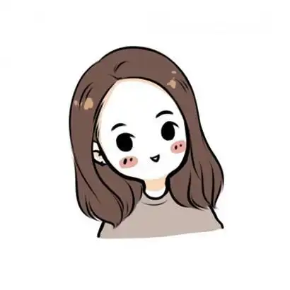 可爱卡通头像简笔画图片大全微信流行简笔画女生黑白头像动漫女生头像