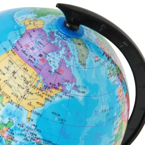 得力地球仪142cm学生中文彩印清晰地理认知地图地球仪