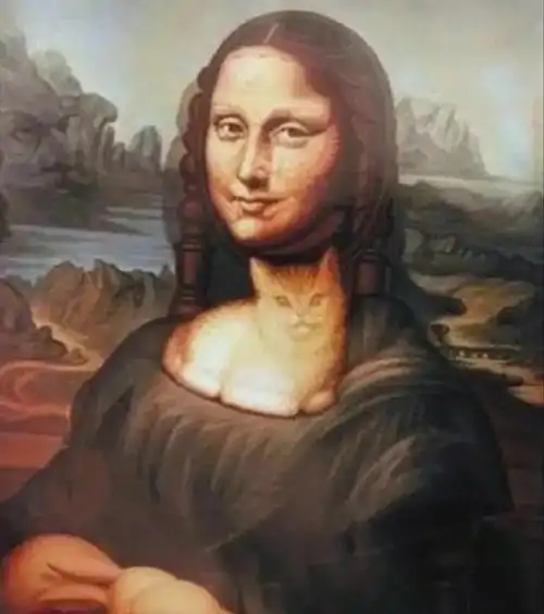 图中的蒙娜丽莎中据说还藏着几种动物眼力一般的能找出5种