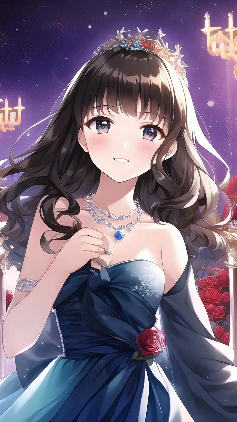 这么美丽的小公主你有没有爱上?#二次元壁纸#动漫壁纸 #图文 - 抖音