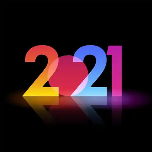 数字2021新年快乐图片头像大全