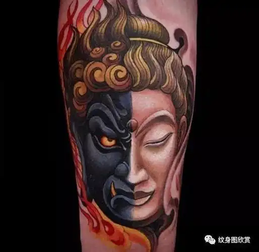 善恶和一念之间纹身图案
