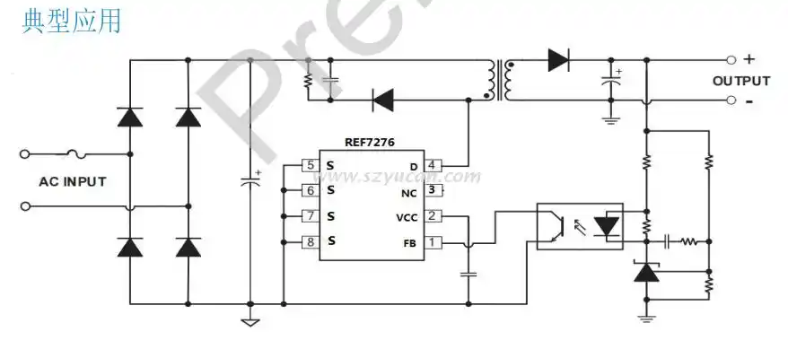 引脚兼容型号: tiy276,tiny176,tny286,pn8715.
