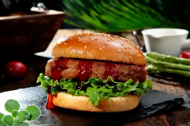 奥尔良鸡翅汉堡鸡肉卷拍摄