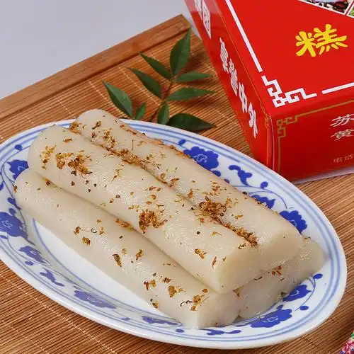 苏州黄富兴传统特产糕点桂花条头糕桂花糕甜点心糕团零食年货美食