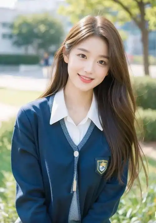 美女青春风采校园女神惊艳亮相甜美学生制服穿搭展现青春无敌魅力