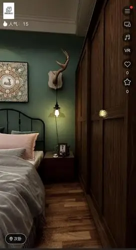 姐妹们!求你们帮我看看这个复古风的卧室吧啊啊啊