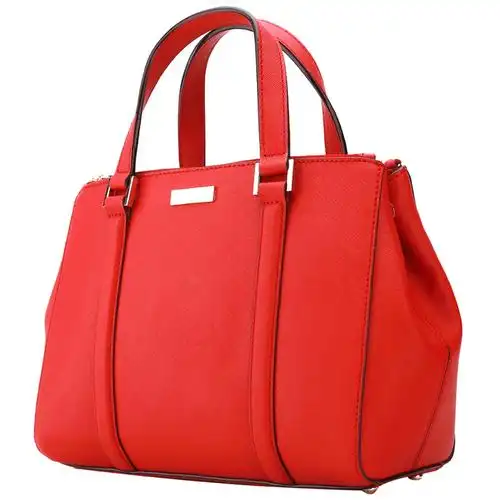kate spade 凯特丝蓓 女士红色皮质手提包 wkru2462 dynastyred 604
