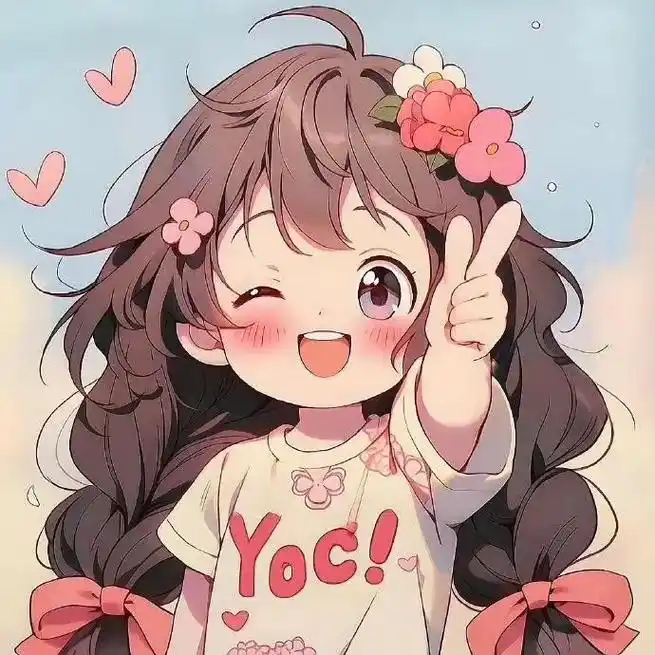 值得长期使用的积极向上阳光女头.#漫画女孩 #优质头像 #治 - 抖音