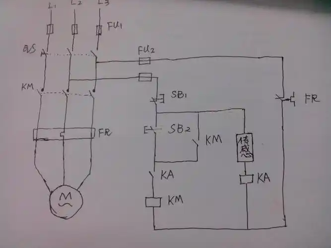 发电机继电器接线图解