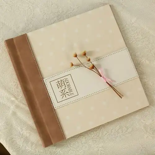 厂家直销儿童影楼方10寸皮相册封面相册相框组合简约儿童家庭产品