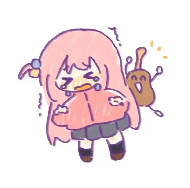 孤独摇滚.#二次元 #动漫头像 #动漫 #q版 #表情包 孤 - 抖音