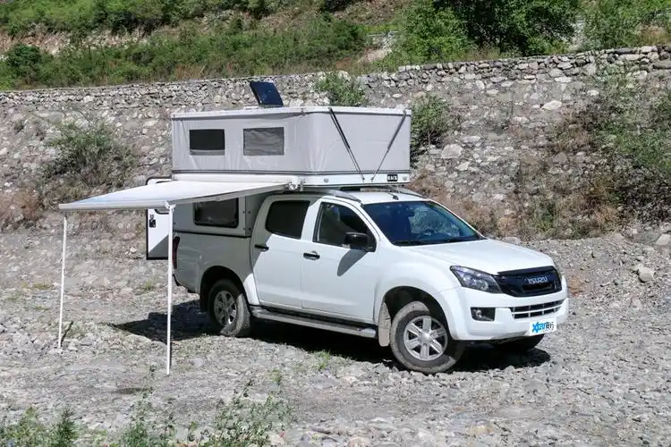 > 实拍d-max背驮式房车