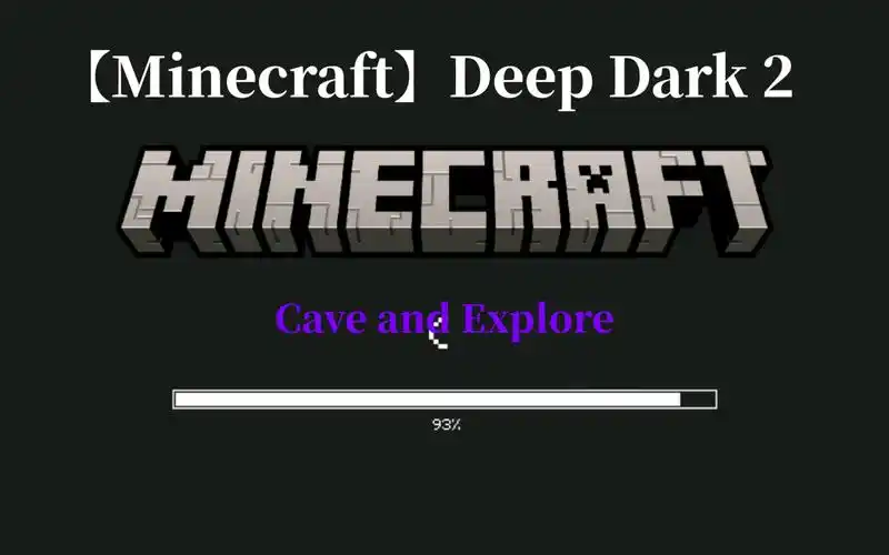 【minecraft】deep dark 2 cave and explore