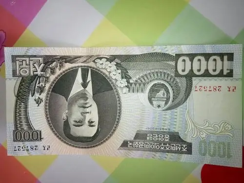 请问这张韩国纸币能换多少人民币?