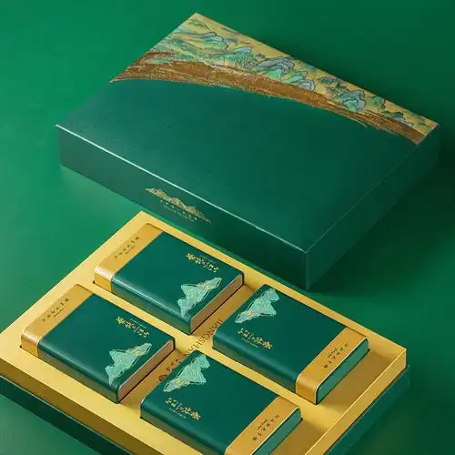 原创设计新款茶叶包装盒礼盒红茶绿茶白毫银针茶叶包装