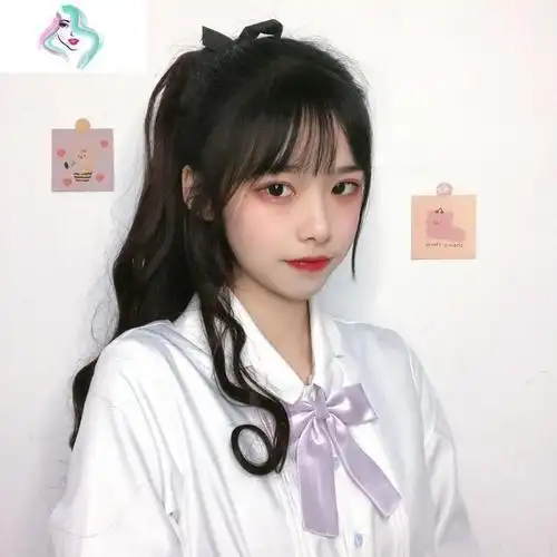 你那么美 按照购买马尾的颜色送刘海不要拍这个哦