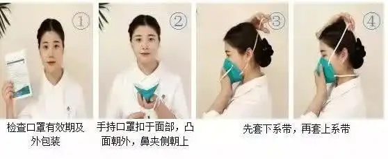 n95口罩的佩戴方法