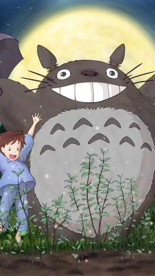 手机壁纸宫崎骏龙猫