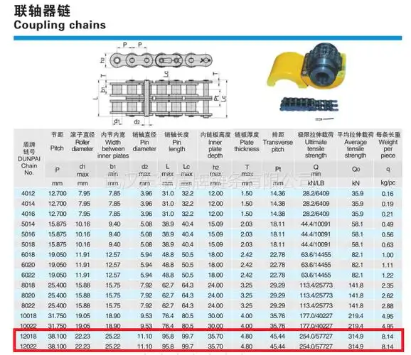 厂家直销联轴器链工业链条12018 12022链轮齿轮齿条 24a滚子链条节距