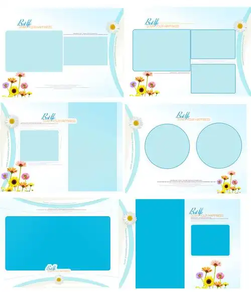 相册模板_psd其他psd素材_psd源文件_免费设计图片素材下载_六图网