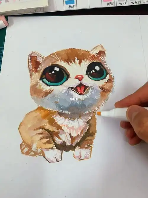 马克笔可爱小动物