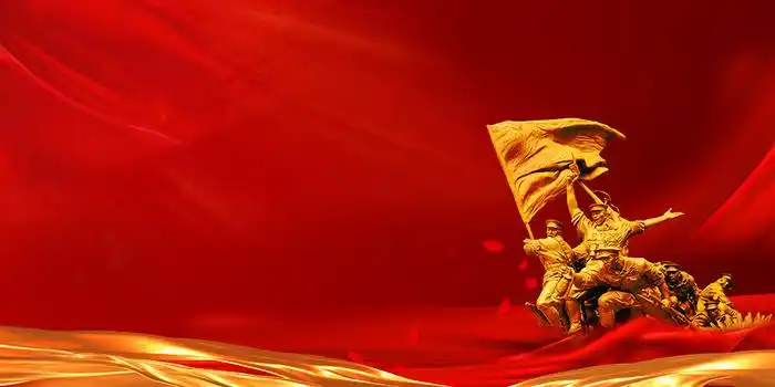 红色革命抗日战争合成背景