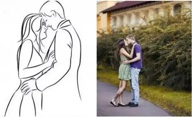 最浪漫情侣拍照姿势秀出你的爱