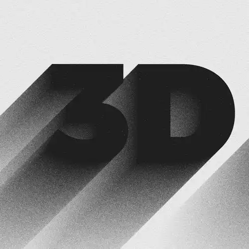 3d粗砂阴影文字效果adobeillustrator