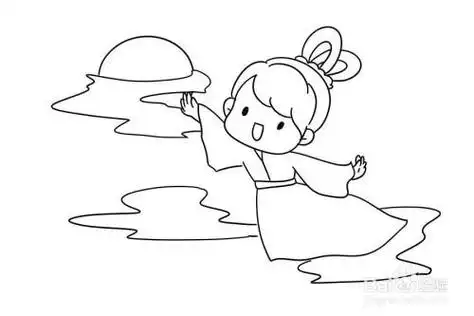 中国古代神话故事简笔画