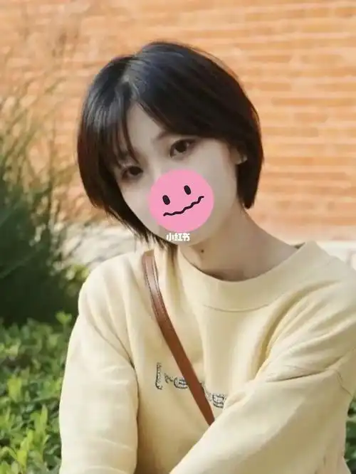 超好看的挂耳短发~可盐可甜适合圆脸方脸!