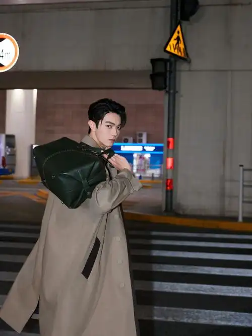 许凯是去看秀的还是走秀的#许凯出发图拍成模特大片,直接就已经帅到